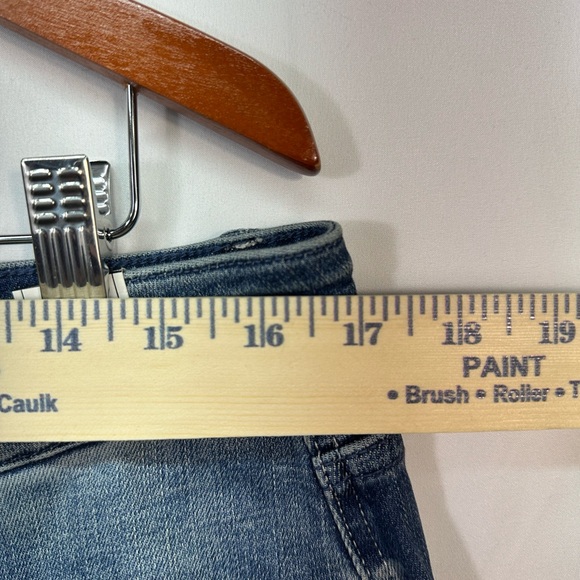 Judy Blue High Waist Tummy Control Capri Jeans Size 14W Medium Wash Cuffed - Picture 8 of 10